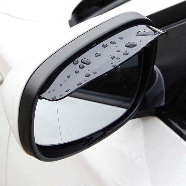 

2pcs/pair universal pvc rearview mirror rain shade rainproof blades car back mirror eyebrow rain cover car accessories