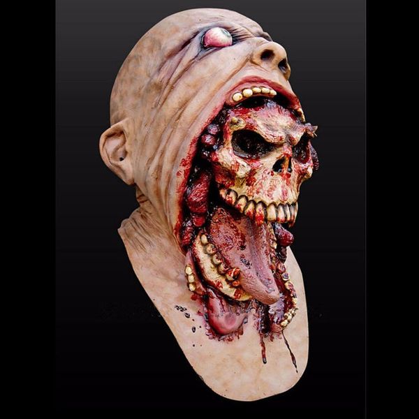 

charlie demon parasite zombie mask latex accoutrements vampire skull party halloween scary terror masks horror latex realista