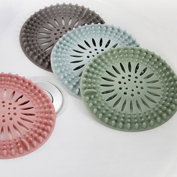 Commercio all'ingrosso Cucina Bagno Toilette Vasca da bagno in silicone Foro di scarico Filtro Trappola Lavello Colino Capelli Catcher Stopper Doccia