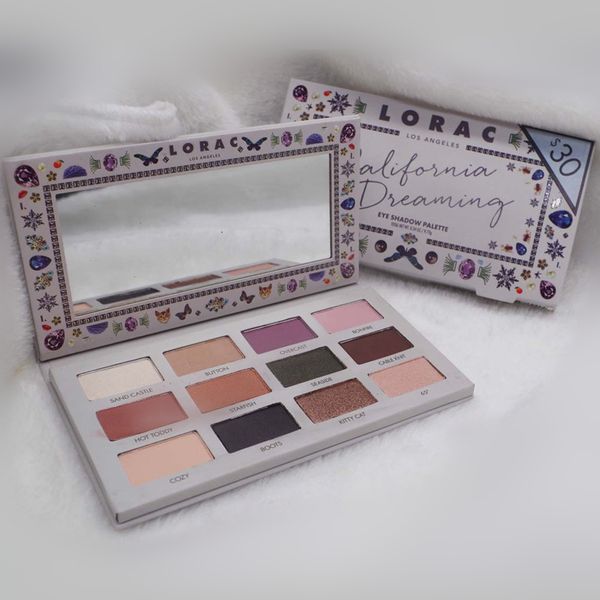 

eyeshadow makeup palette lorac los angeles california dreaming cosmetics kits eye shadow powders make up palette set 12 colors