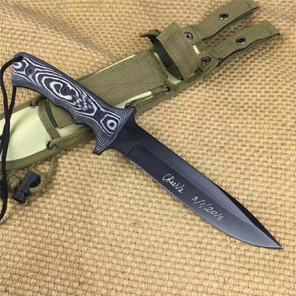 

Крис Рив Нож Ярборо Зеленые береты S35VN лезвия Mica Ручка Fixed нож тактический нож ножи