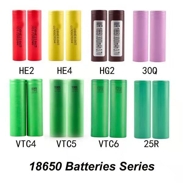 

18650 battery lg hg2 samsung inr18650 30q 3000mah he2 he4 inr 25r 2500mah rechargeable batteries using cell in stoc