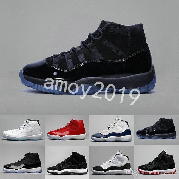 

night xi 11s prom gym red chicago midnight navy bred 11 concord unc space jam prm heiress men women basketball shoes sports sneakers