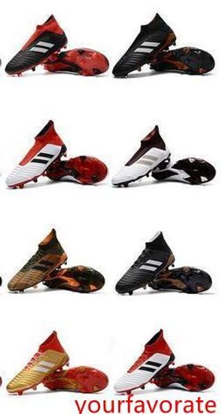 

2020 high soccer cleats predator precision 18 fg soocer shoes predator tango football boots mens botas de futbol outdoor new arrival