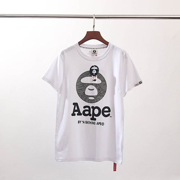 

Дизайнер коробка логотип Рэнд футболка мужская aape мода футболки хип-хоп тенденци