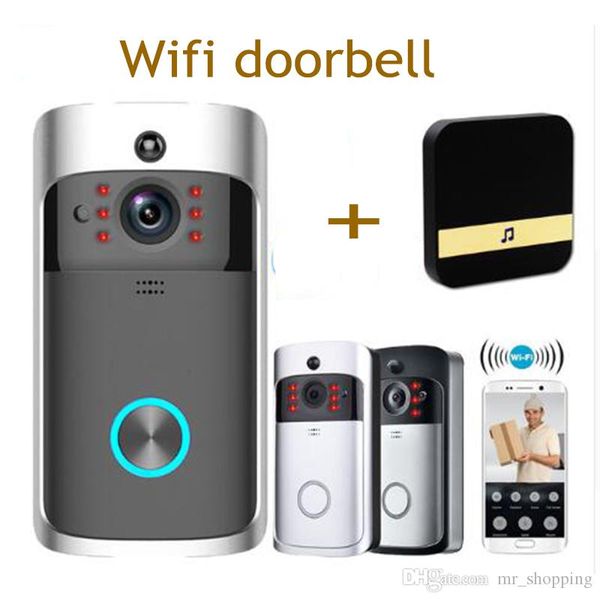 

Смарт WiFi Security видео DOORBELL с визуальными Потребление низкой мощности записи Удален