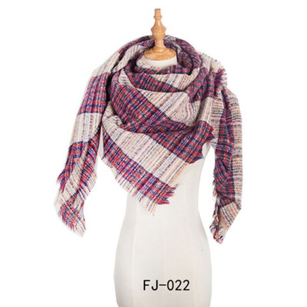 

dhl new women scarf fashion plaid winter scarves for ladies cashmere shawls wraps warm neck scarves for women gifts m296y
