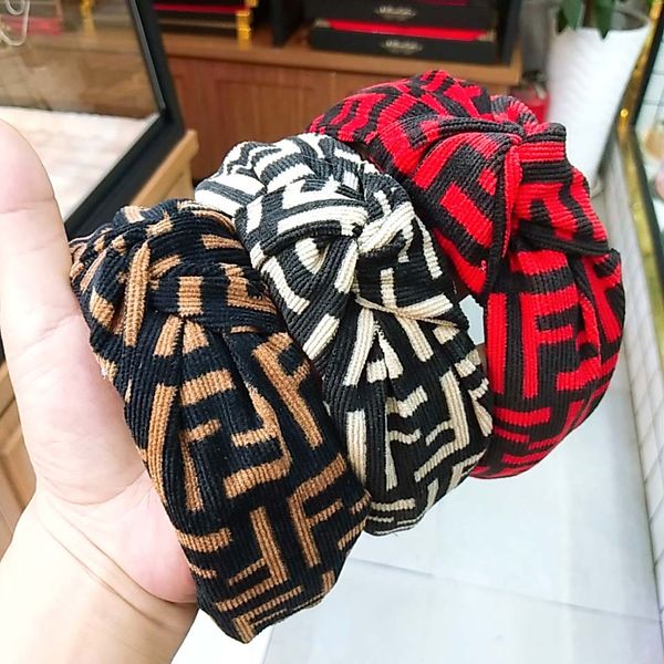 

2020 новая женская мода hairband повязка на голову для девочки тюрбан полосатый hair band полосатый принт аксессуары для волос, Black;brown