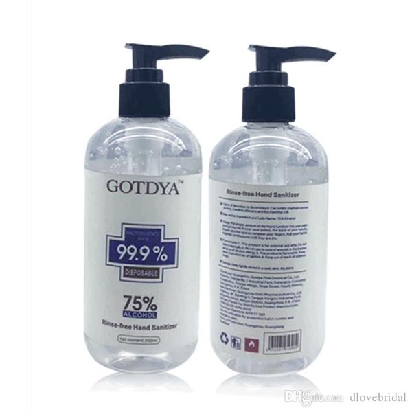 

80ml 300ml hand sanitizer disposable gel portable instant wash household disinfectant 75% degree alcohol quick drying sanitizers