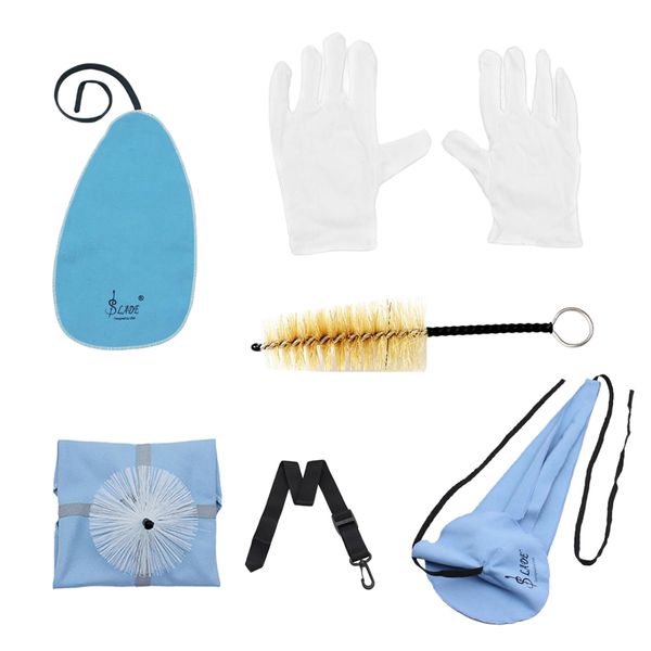 

6 pcs of set sax cleaning tool kit woodwind instrument parts for saxophone