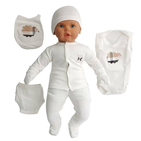 

b crested kuzulu 7 piece hospital output set, White