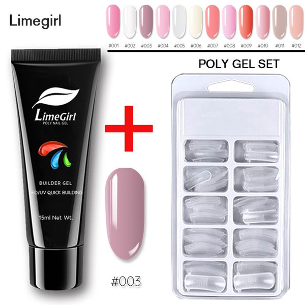 

french nail acrylic uv led builder gel tips enhancement slip solution quick extension for nail art 2pcs/set, Red;pink