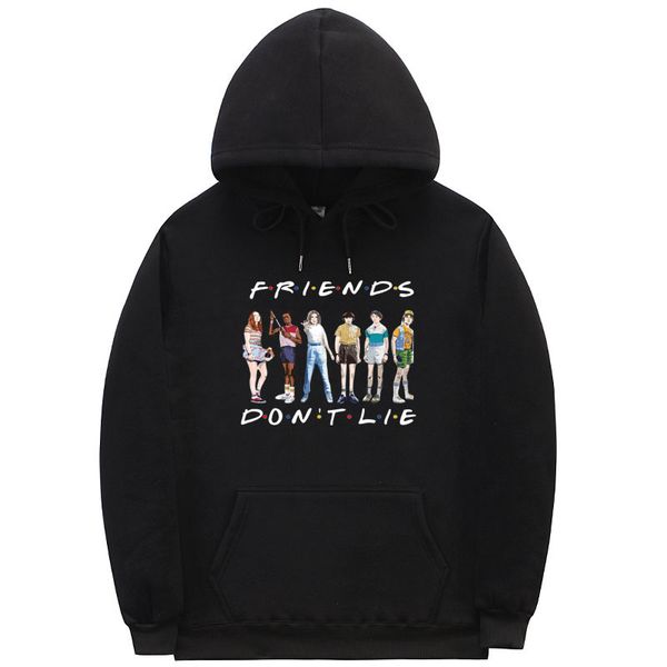 

new trend women's xinyou printed hoodie fashion hip hop couple sudadera homebre size s-xxl, Black