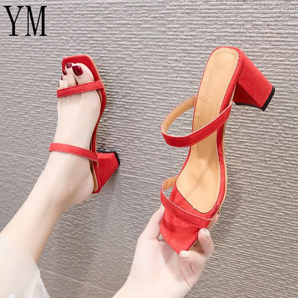 

chic women sandals plus size 40 shoes for high heels pumps summer flip flop chaussures femme platform yellow sandals, Black