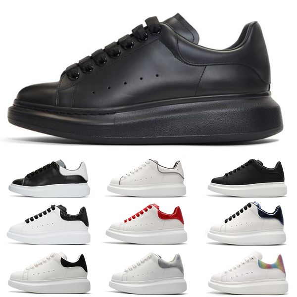 

New Designer Casual Shoes Platform 3M reflective fashion luxury men women white black gray sneakers Chaussures mens trainers size 36-44
