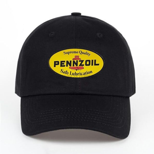 

pennzoil logo print baseball cap fashion adjustable cap, Blue;gray