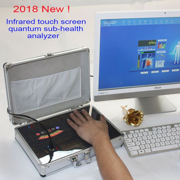 

Body compo ition analyzer middle ize quantum analyzer with infrared en or touch creen without dongle key