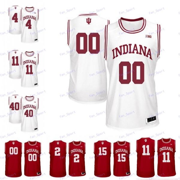 

custom indiana hoosiers ncaa any name number 23 damezi anderson 4 jake forrester 23 eric gordon 13 juwan morgan college basketball jerseys, Black