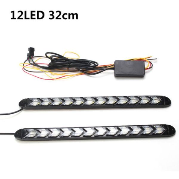 

2pcs/pair car daytime running light waterproof daylight headlight lamp set r9cc