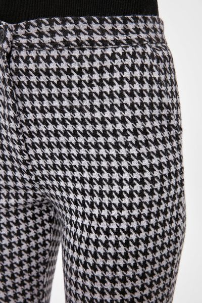 

trendyol crowbar patterned knitting pants twoaw20pl0243, Black;white