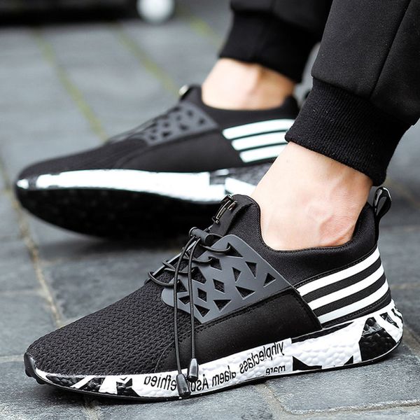 

moonlight design casual shoes for men trainers telescopic rope soft bottom mesh sneakers shoes men zapatos de hombre