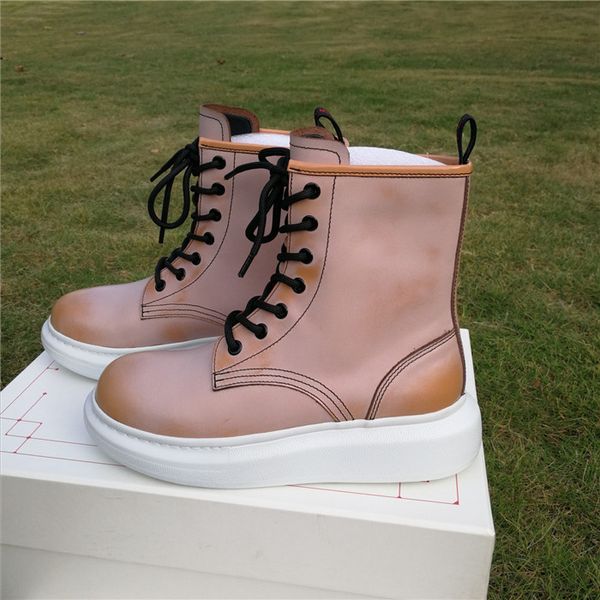 

fashion platform women boots ladies boots women luxury design snow boots winter women shoes casual spring leather ladies ankle booties, Black