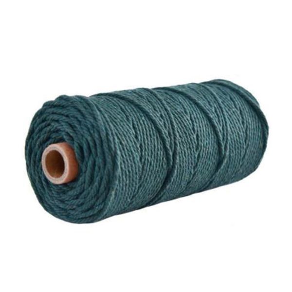 

100m 100% натуральный хлопок строка шнур beige craft макраме artisan 3мм 10 цветов, Black;white