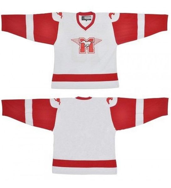

movie jersey custom hamilton mustangs 10 dean youngblood 9 derek sutton hockey jerseys white red stitched any name your number customized, Black