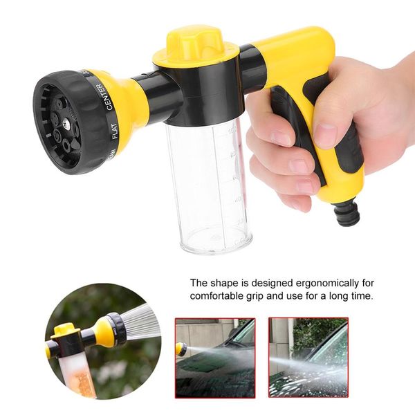 

multifunctional high pressure foam water gun eight kinds of spray types fit for car washing household garden tool