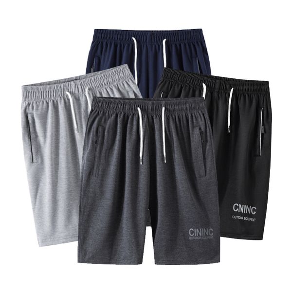

2019 solid men's shorts summer quick drying sportswear mens beach shorts cotton casual male homme brand bodybuilding, White;black