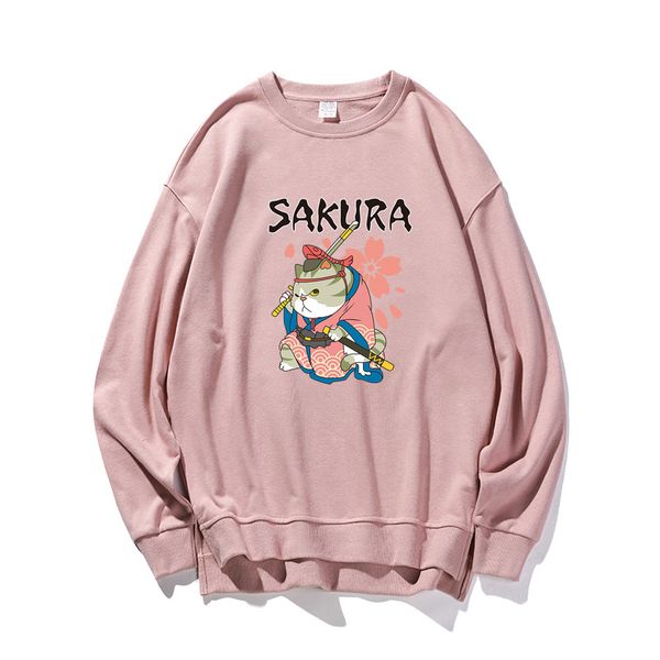 

brand new men's long loose sleeve pullover hoodie 100% cotton seven colors cartoon casual character hoodie, Black