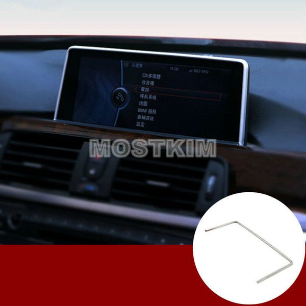 Внутренняя консоль GPS навигационная рамка Обшивка для BMW 3 серии F30 F31 2013-2018