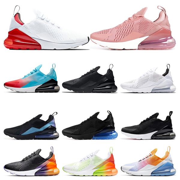 

2019 running shoes for men triple black white black gradient rainbow firecracker laser fuchsia womens sports sneakers size 36-45