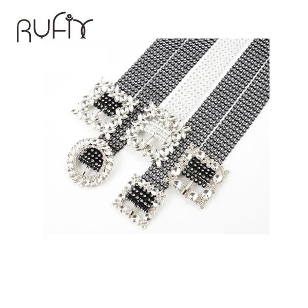 

brilliant women's belt waist chain full diamond rhinestone crystal belt luxury small party waist bl598, Black;brown