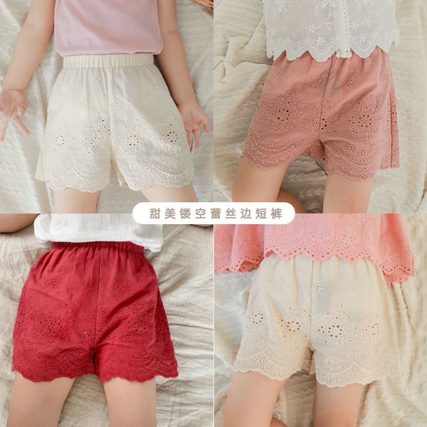 

2020 new arrival girls cotton shorts summer soft kids girls shorts 1-6t, Black