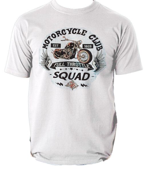 CHOPPER T SHIRT MOTORCYCLE CLUB UK mens S-3XL