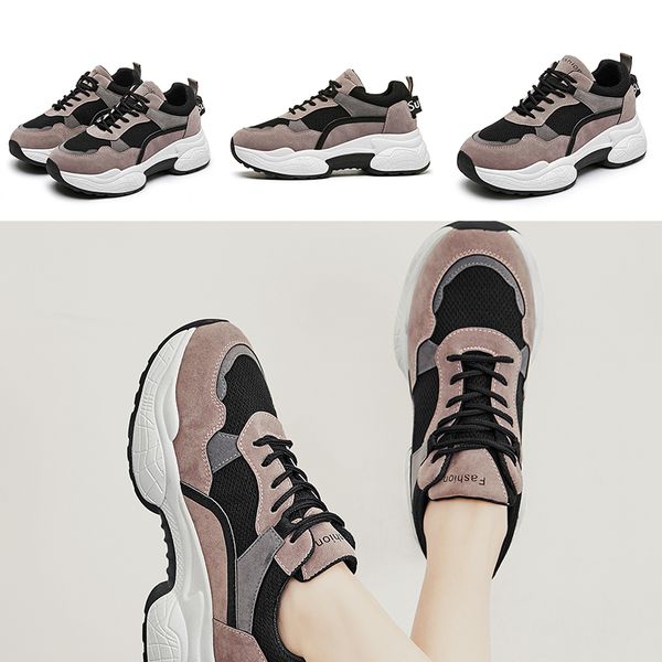 

wholesale fashion for women girl running shoes black grey brown non brand sneakers size 35-40, White;red