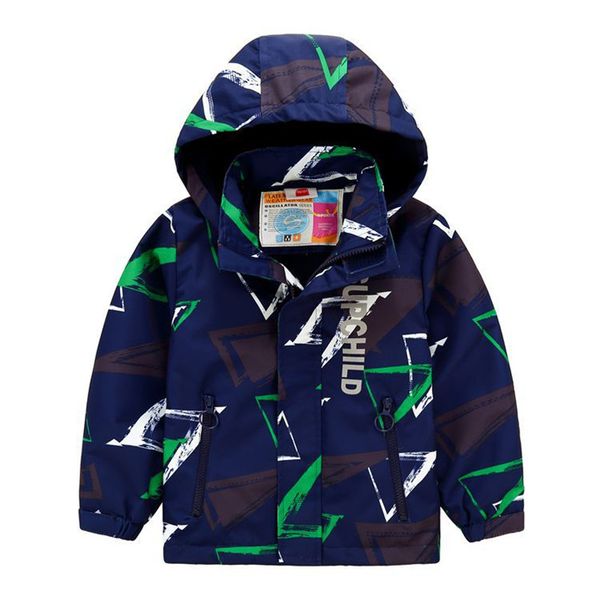 

new spring autumn winter child kid clothes baby boy girl windproof waterproof jackets girls boys double-deck polar fleece jacket, Blue;gray