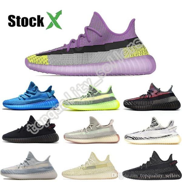 

new men women sneakers kanye v2 yeshaya reflective zebra static sesame kanye west og clay true form hyperspace 3m designer sneakers size 13