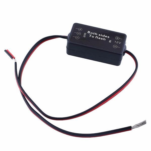 

12v 9" car external alternating multi function flash strobe controller box flasher module for fog lights bulb led drl strips
