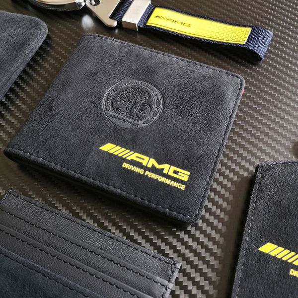 

1X Матовая кожа Apple Tree Wallet Чехол Карты Держатель Наличных для AMG Mercedes Benz