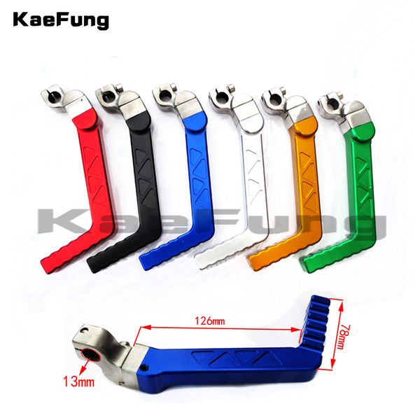

motorcycle dirt pit parts cnc kick start starter lever 13mm mounting hole for 50cc 110cc 125cc crf xr yx pit dirt bike