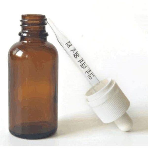 

glass dropper black white child tamperproof cap with rubber nipple pipette 77mm for 30ml glass bottles