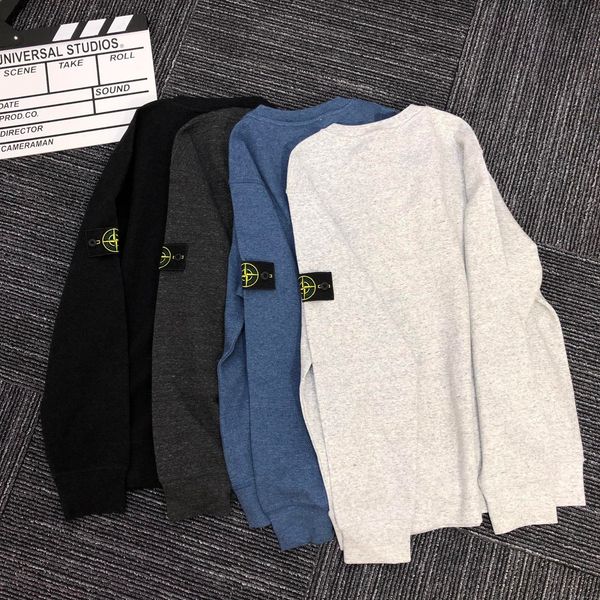 

Mo t new fa hion top weat hirt cotton comfortable fabric letter oem button cargo cotton for men weater, Blue;gray