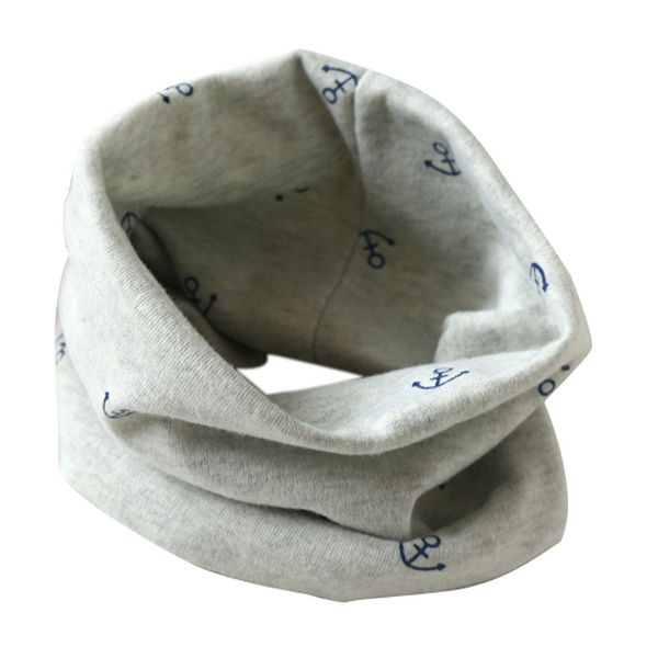 

fashion 2016 autumn winter boys girls collar scarf cotton o ring neck scarves mini ancher pattern child scarf foulard #yl12, Red;brown