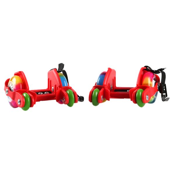 

portable skateboarding skates four-wheeled skateboarding shoes colorful