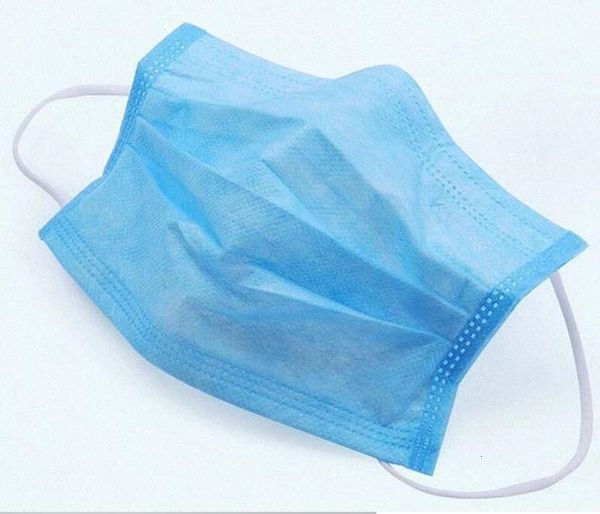 

dhl ship three blue mask layer dustfine smoke pm 2.5 air filterpollen safety fxta