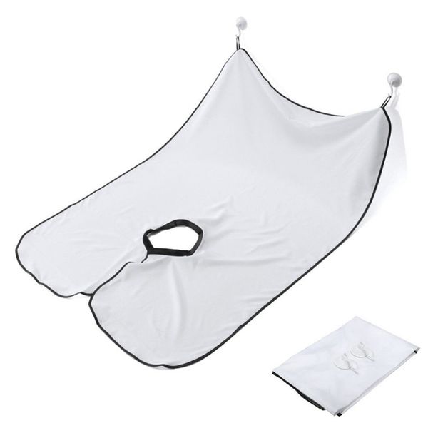 

aprons 120x80cm man bathroom black beard hair shave cleaning protecter apron