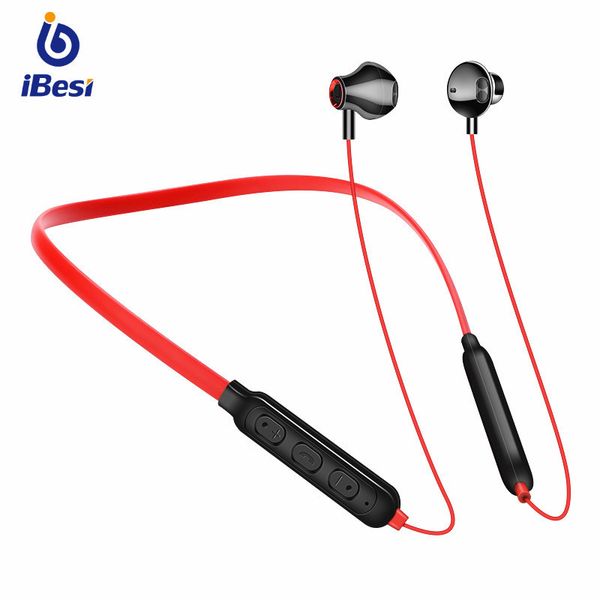 

y10 bluetooth earphone neckband wireless headphones sport headset ear hook stereo earbuds with mic for xiaomi huawei smart phone lowest