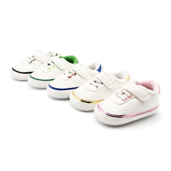 

baby boy girl shoes sole soft solid footwear for newborns toddler crib moccasins 5 colors 0-12m